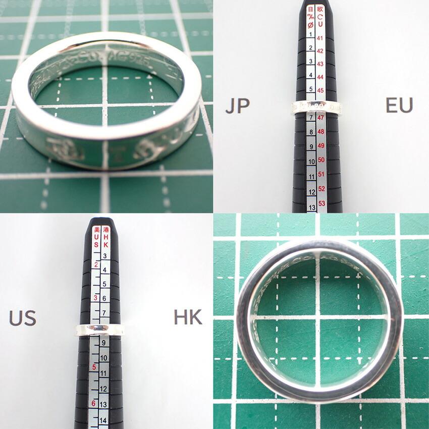 [Used] TIFFANY 925 1837 Narrow Ring / Size 6.5 / j31-63