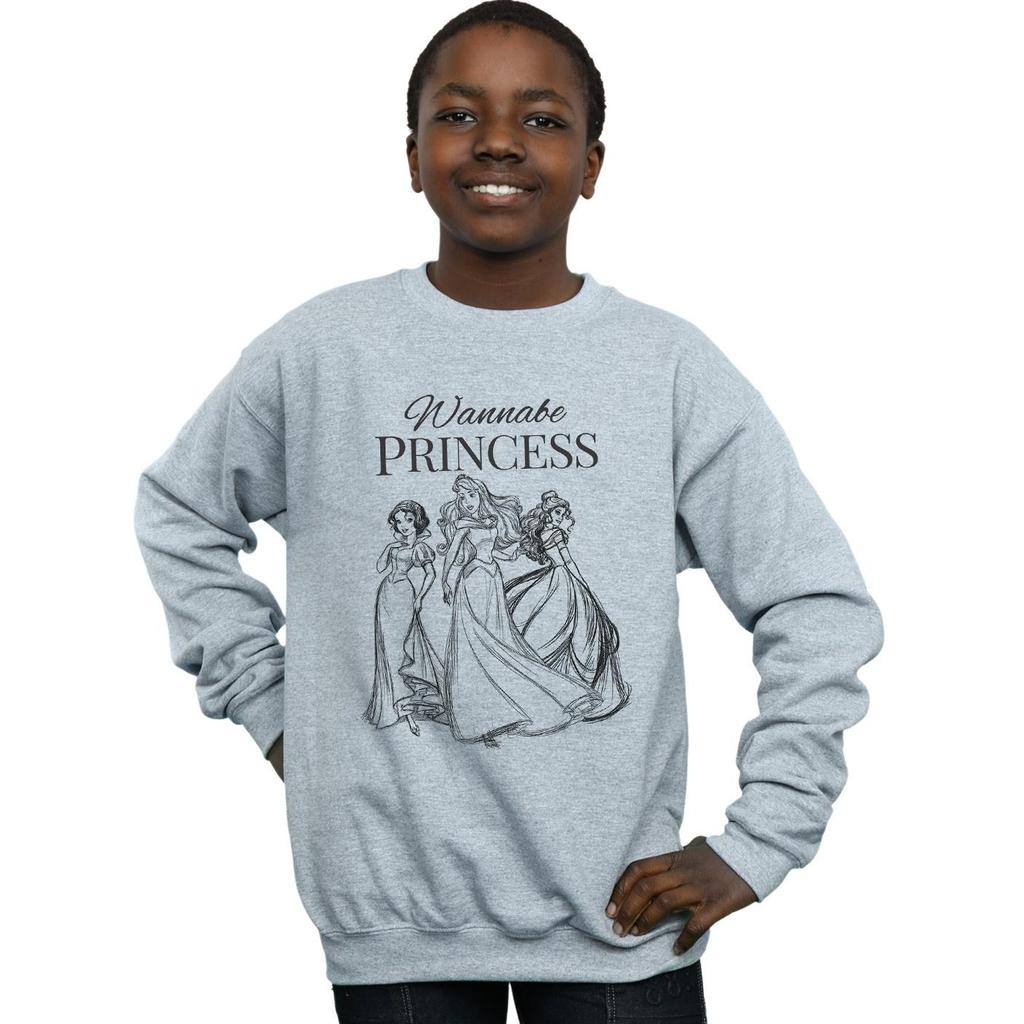 Disney Princess Boys Wannabe Princess Sweatshirt