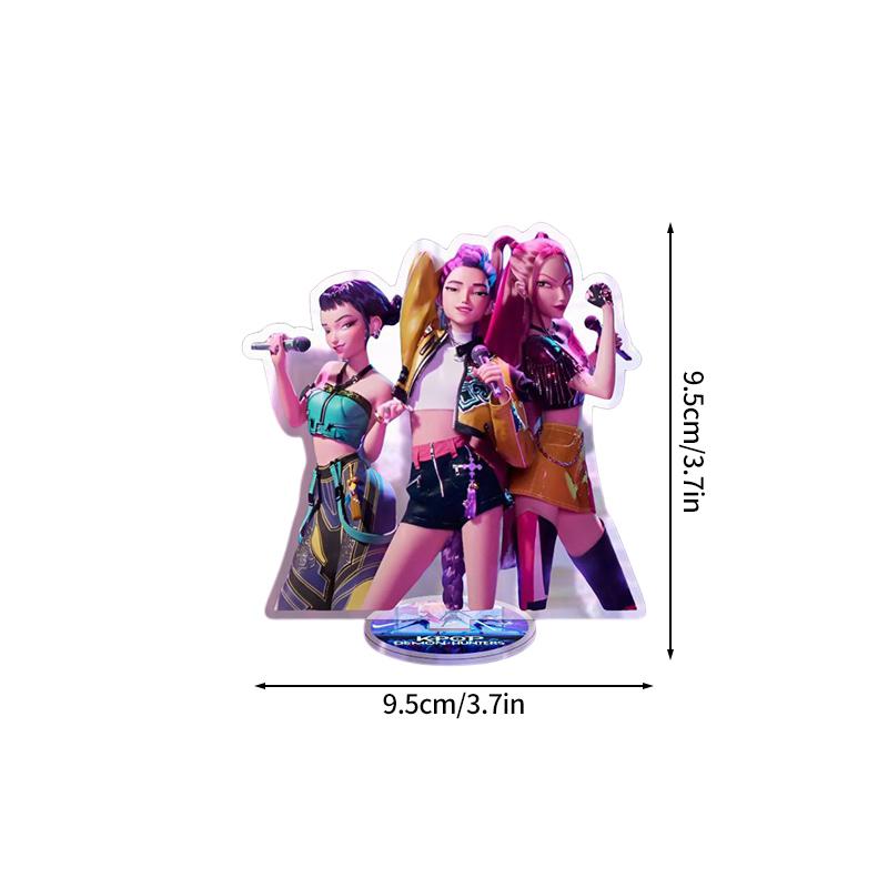 K-Pop D-Demon H-Huntrix Подставка Дисплей Аниме Kpop Украшение для Вечеринки Монстр Po Карта Акриловые Настольные Стоячие Украшения
