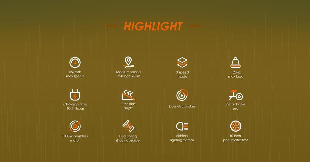 Foldable electric scooter Kukirin G2 Max, 1000W motor, 48V 20.8AH battery, top speed 55km/h, cruising range 70km, 10-inch tires