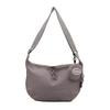 Soft Girl Nylon Satchel Bag With Zipper Closure For Daily Use
