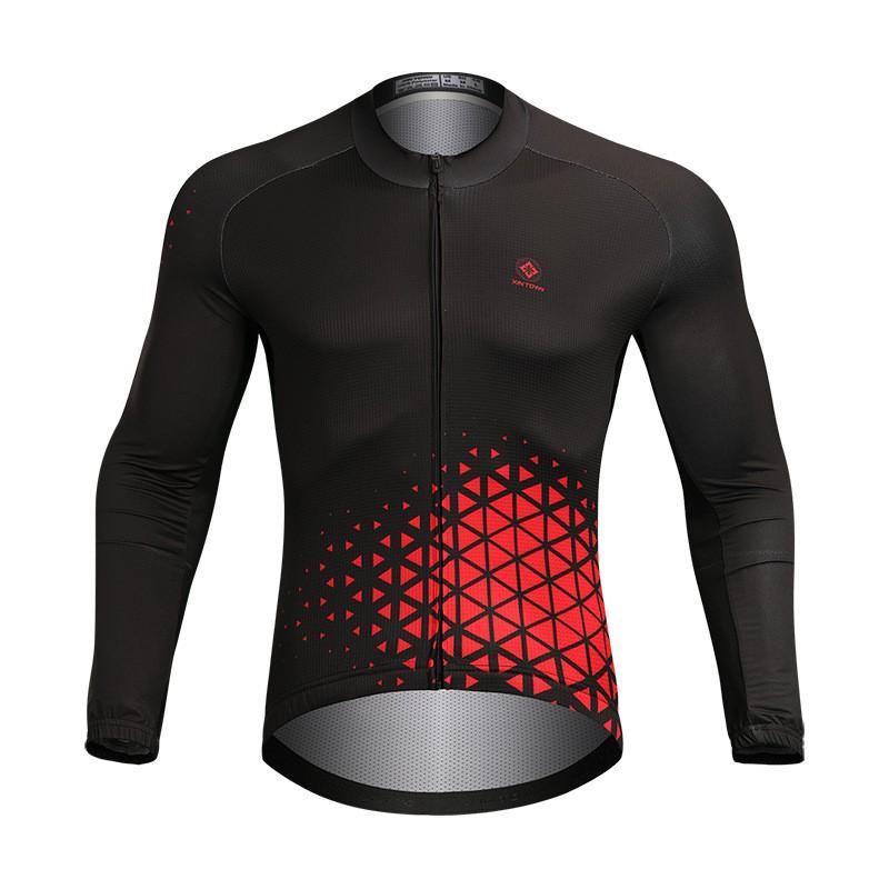 XINTOWN Cycling Long Sleeve Jersey Shorts Set Breathable Quick-Dry Bike Apparel Men Women