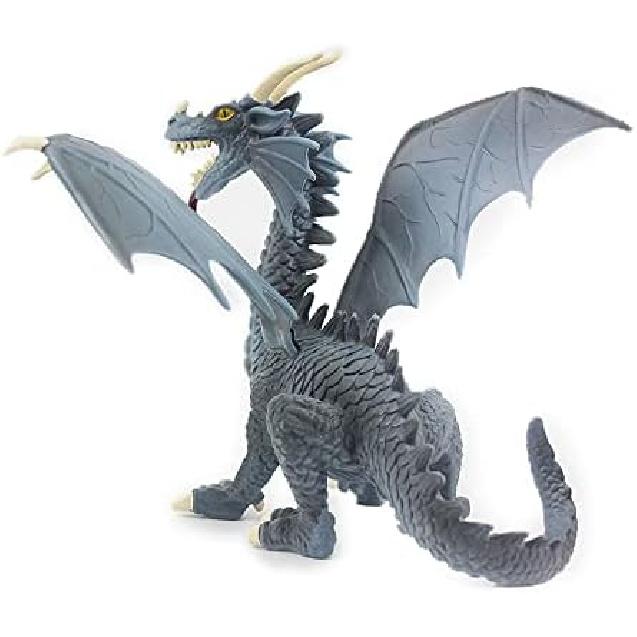 Warmtree 6 inch Realistic Dragon Model Plastic Flying Dragon Figurines Gifts for Collection