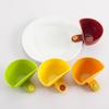 Dipping Sauce Dish with Clip Multipurpose Condiment Bowl for Ketchup Vinegar Plastic Party Seasoning Container Household Kitchen Utensils