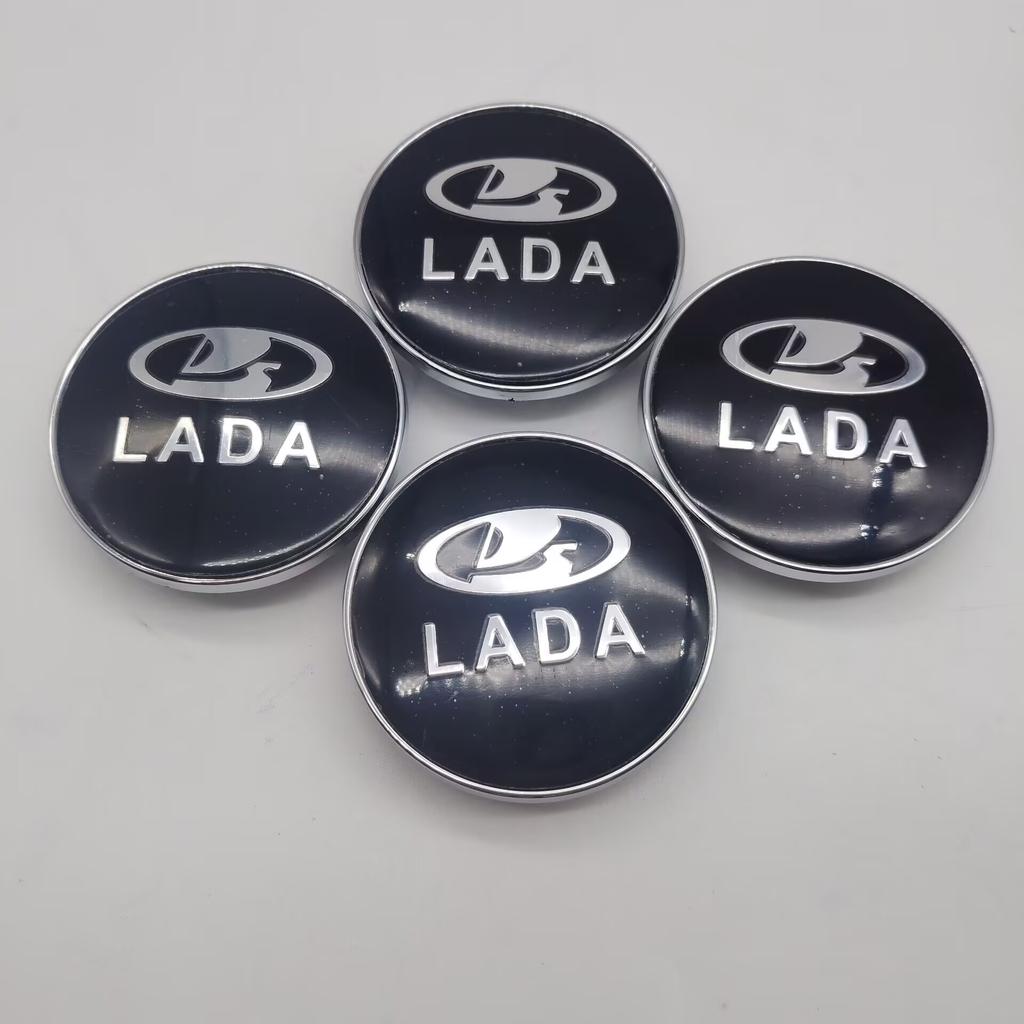 4Pcs Lada Wheel Center Cap 69mm 56mm(ID) Rim Cover Hub Cap Wheel Hubcap LADA Emblem Car Styling Accessories