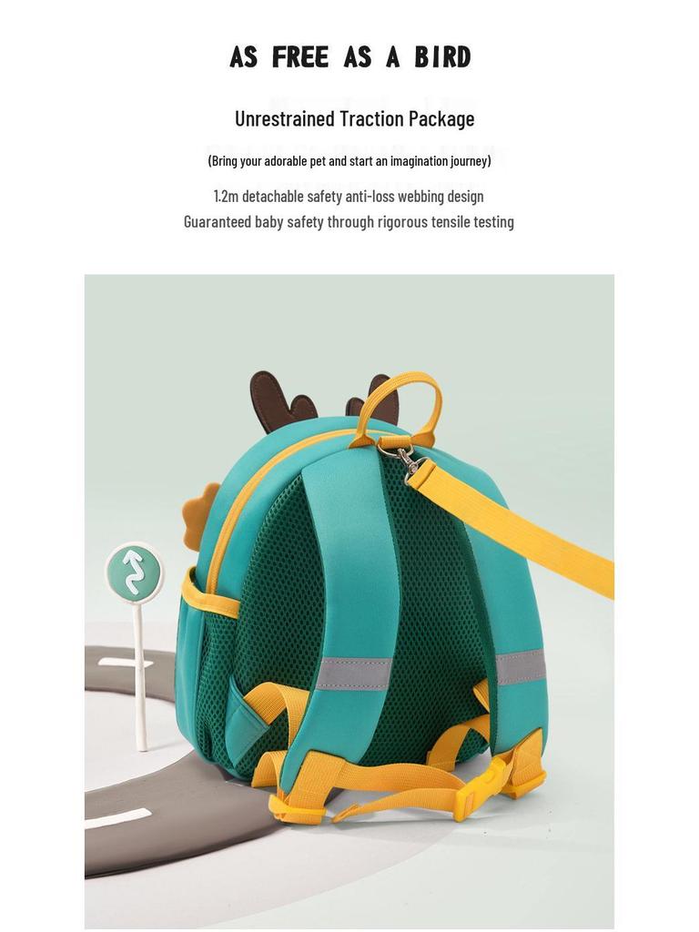 2025 Мультяшный Милый Детский Рюкзак для Возраста 1-6 лет: Двухлямочный рюкзак для детского сада