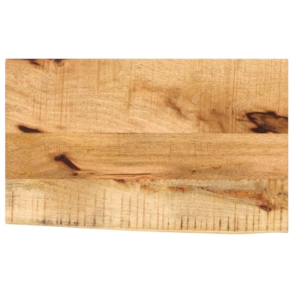 Vidaxl Blat Stołu, 40X20X3,8Cm, Naturalna Krawędź, Surowe Drewno Mango