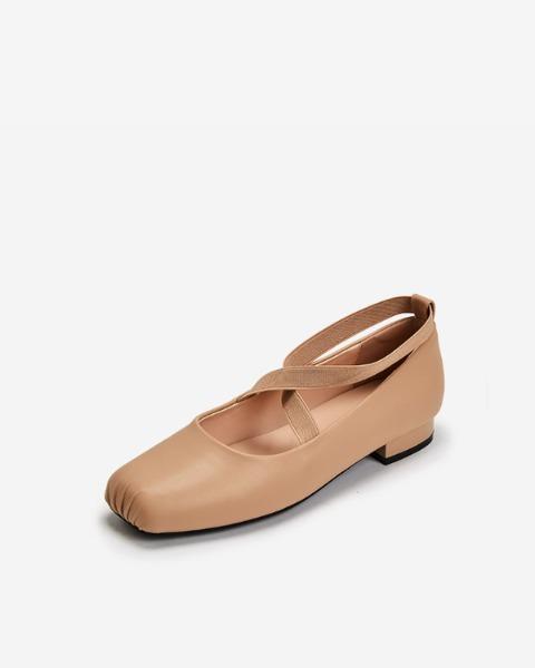 Simplet By ESquire Simple Women S Elodie Banding Flat ShoeS Beige