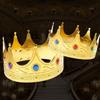 Golden Royal King Crowns,Delicate Birthday Crown Hat Princed Costume Accessories Halloween Shower Party Photo Props