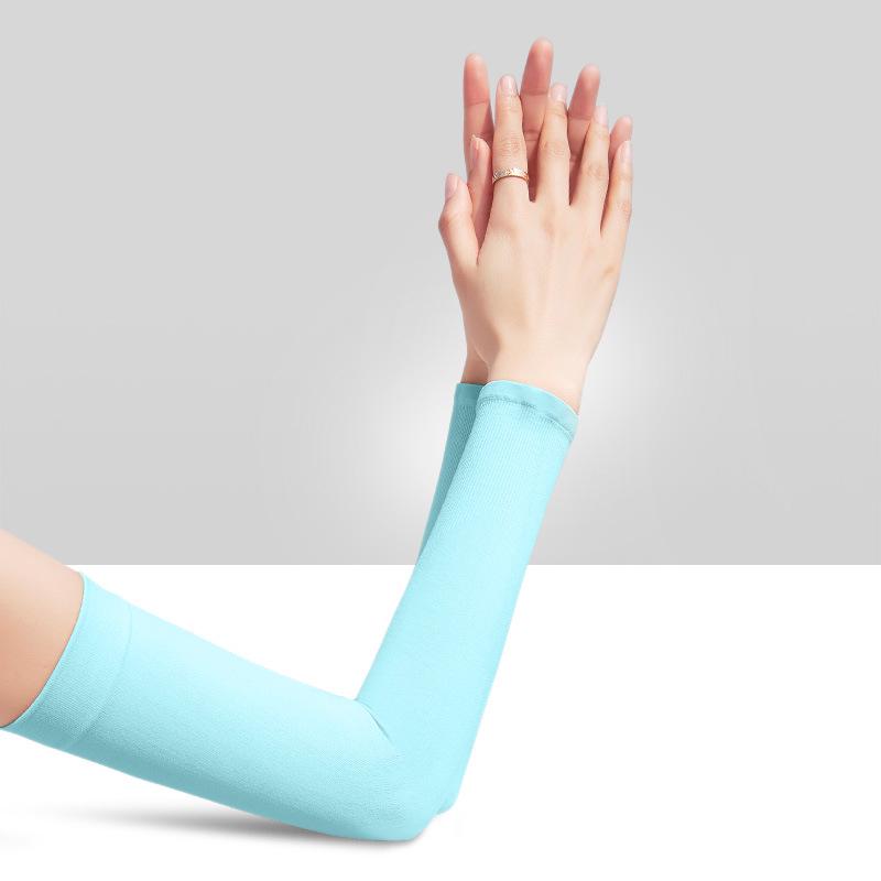 Рукава Ice Silk UV Protection для женщин и мужчин - летние нарукавники для езды на велосипеде и спорта на открытом воздухе