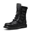 Large Size Fashion High Top Martin Motorcycle Boots Men's Outdoor Cycling Shoes Knight Boots Motorcycle Equipment