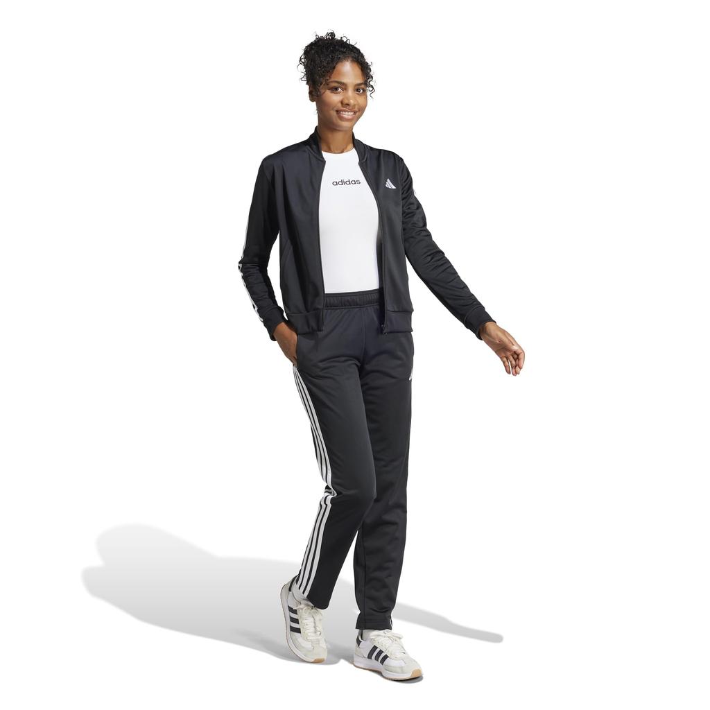 Спортивный костюм Adidas Essentials для женщин, черный, размер M, с 3 полосками, (JD5434),