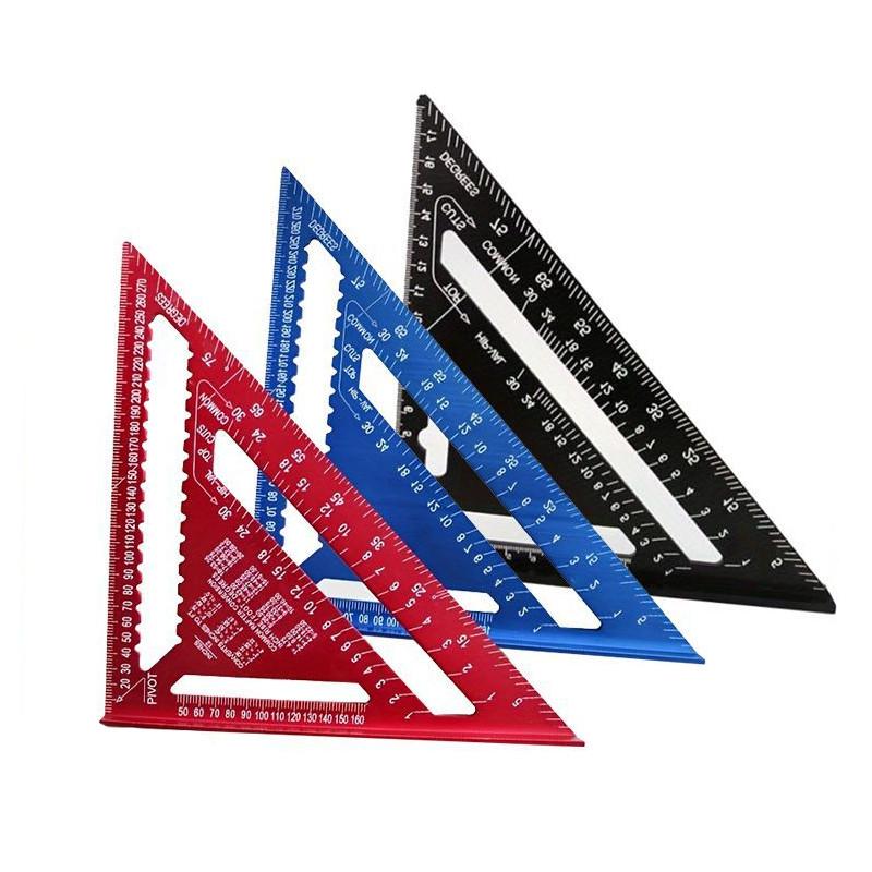Triangular Woodworking Durable Square Metric Measurements Craft Tool Building