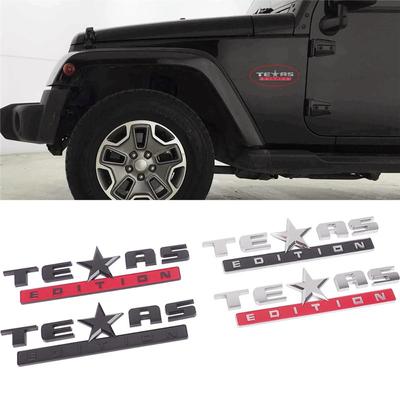 3D ABS TEXAS EDITION значок задний багажник крыло эмблема авто наклейка для Jeep Chevy Silverado GMC Sierra автомобильные наклейки аксессуары