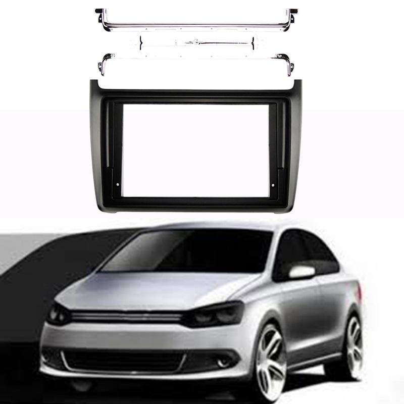 Панель для магнитолы автомобиля Рамка-переходник для магнитолы Для POLO Панель крепления на приборную панель Комплект Панель-заглушка для автомагнитолы Модификация навигации Лицевые панели Запчасти