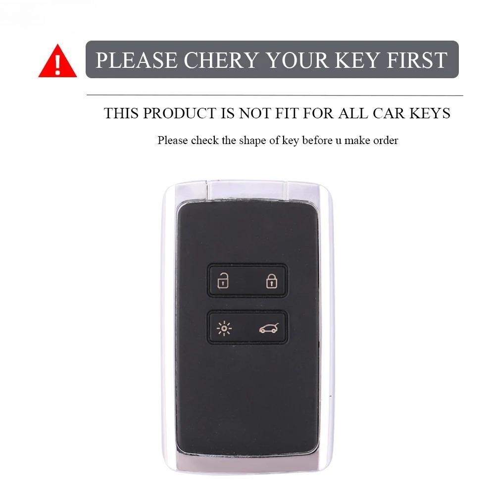 TPU Car Remote Key Case Cover Shell for Renault Koleos Captur Megane Clio Scenic Talisman Arkana for Dacia Sandero Card Fob