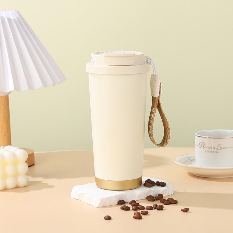 500 мл Термос для кофе из нержавеющей стали, Термокружка, Герметичные автомобильные вакуумные фляги, Кофейная чашка, Дорожные портативные термобутылки