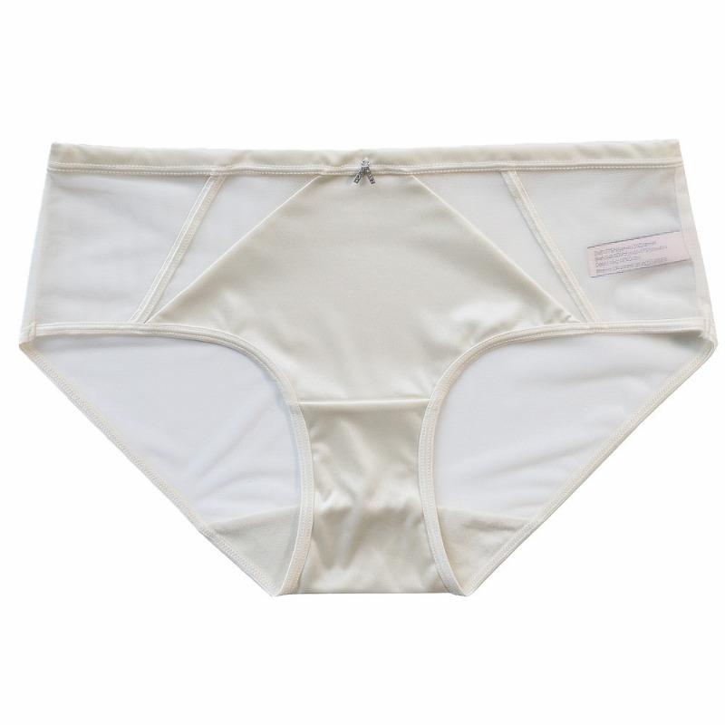 Oil Gloss Silk Sexy Mesh Underwear for Lingerie Women Low Waist Breathable Comfortable Women's Triangle Antibacterial Panties