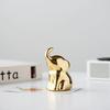 Nordic Ceramic Home Простой Золотой Слон Украшение Украшение Стола Керамические Изделия Современное Декоративное Украшение Винтажный Дом