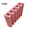 Wall Mounted Lid Holder for Cabinet 5-Slot Organizer, Space Saving Vertical Hanging Storage Rack, 3D Doors Print Resin Round And Square Food Container