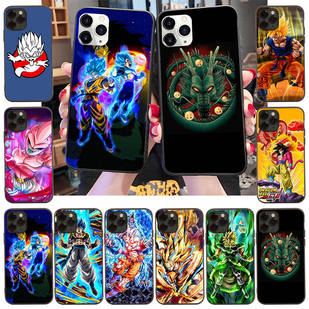 Case for Xiaomi Poco X6 X4 M5 M6 F5 F6 C65 C55 C50 C51 C40 Redmi Note 7 8 14C A3X 13C 12C 11 10A 9C Pro Black Sofe Cover WI71 Dragon Ball Anime