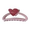 Hair Claw, Heart Design Hair Clip for Women, Stable Grip Back Head Hair Claw for Various Hairstyles Daily Wear Special Occasions