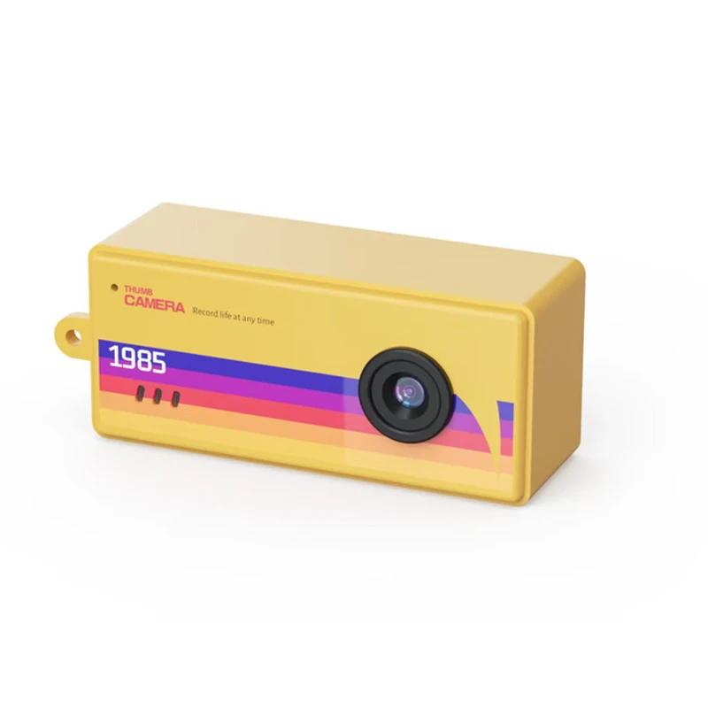 Мини Камера-Брелок Magecam Цифровая Камера 0.96 Дюйма Камера-Брелок Ретро Поддержка Карты Памяти 1080P Очень Маленькая Видеокамера Видеорегистратор со Вспышкой