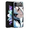 Arlecchino Genshin Impact Black Phone Case For Samsung ZFlip7 ZFlip6 ZFlip5 ZFlip4 ZFlip3 5G Hard Protective Galaxy Z Flip 3 4 5