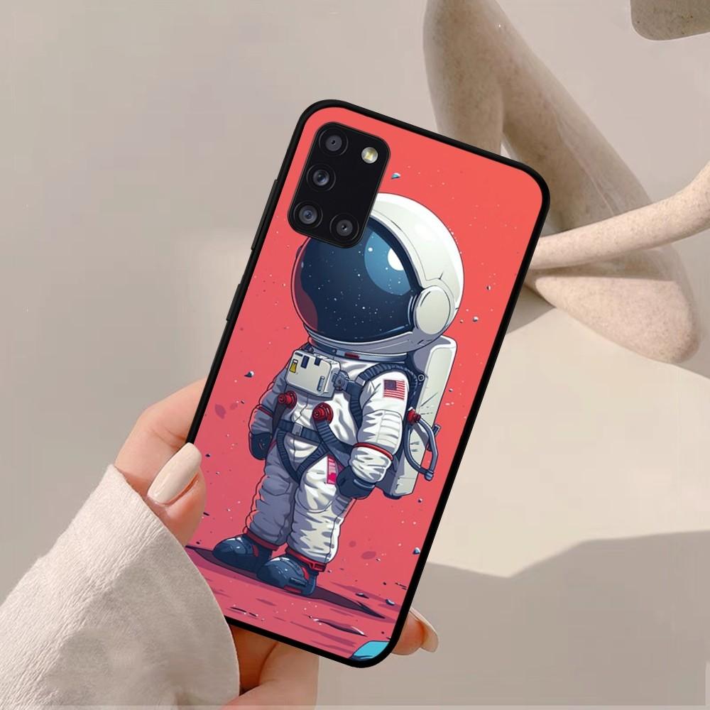 Space Astronaut Cartoon Phone Case For Samsung A 10 11 12 13 20 21 22 30 31 32 40 51 52 53 70 71 72 73 91 13 Shell