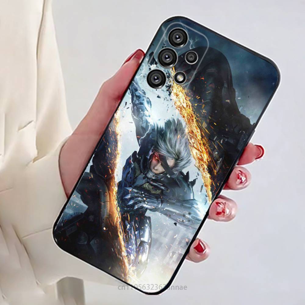 M-Metal Gear Solid Райден Чехол для телефона Samsung Galaxy A13,21s,22,31,32,52,53,71,80,A91 Мягкий черный корпус