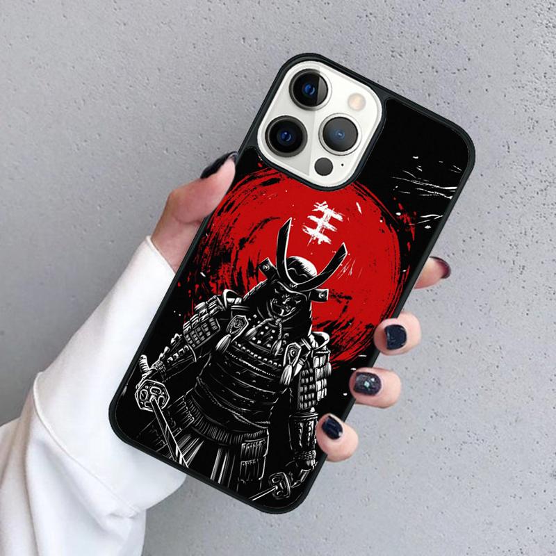 Samurai Phone Case For iPhone 17 Air 16 pro max 15 14 plus 12 13 Soft Bumper Shell Cover coque