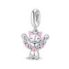 S925 Silver Capybara And Elephant Animal Shaped Beads DIY Craft Accessories Jewelry Making Kit