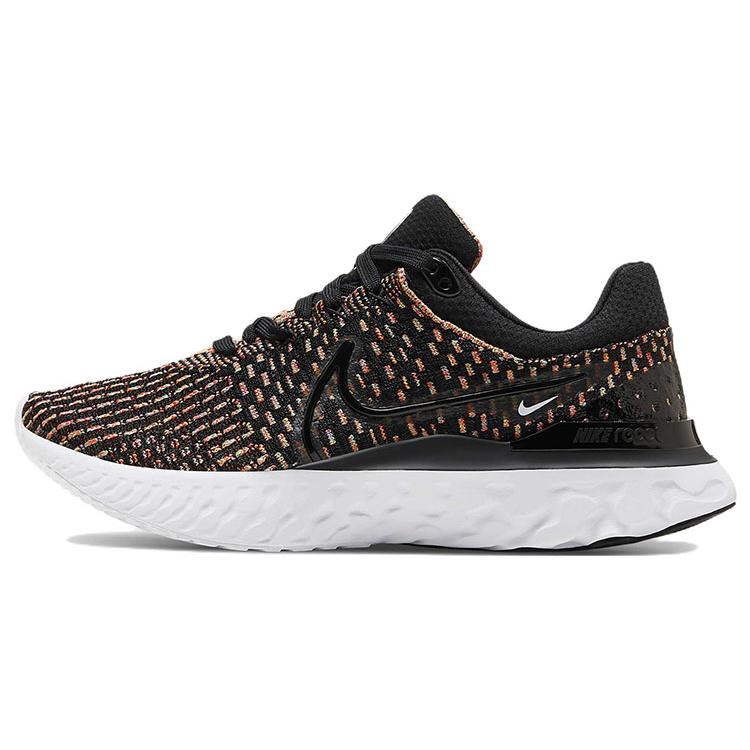 Новые женские кроссовки Nike React Infinity Run Flyknit 3 'Black Multi' DD3024-002