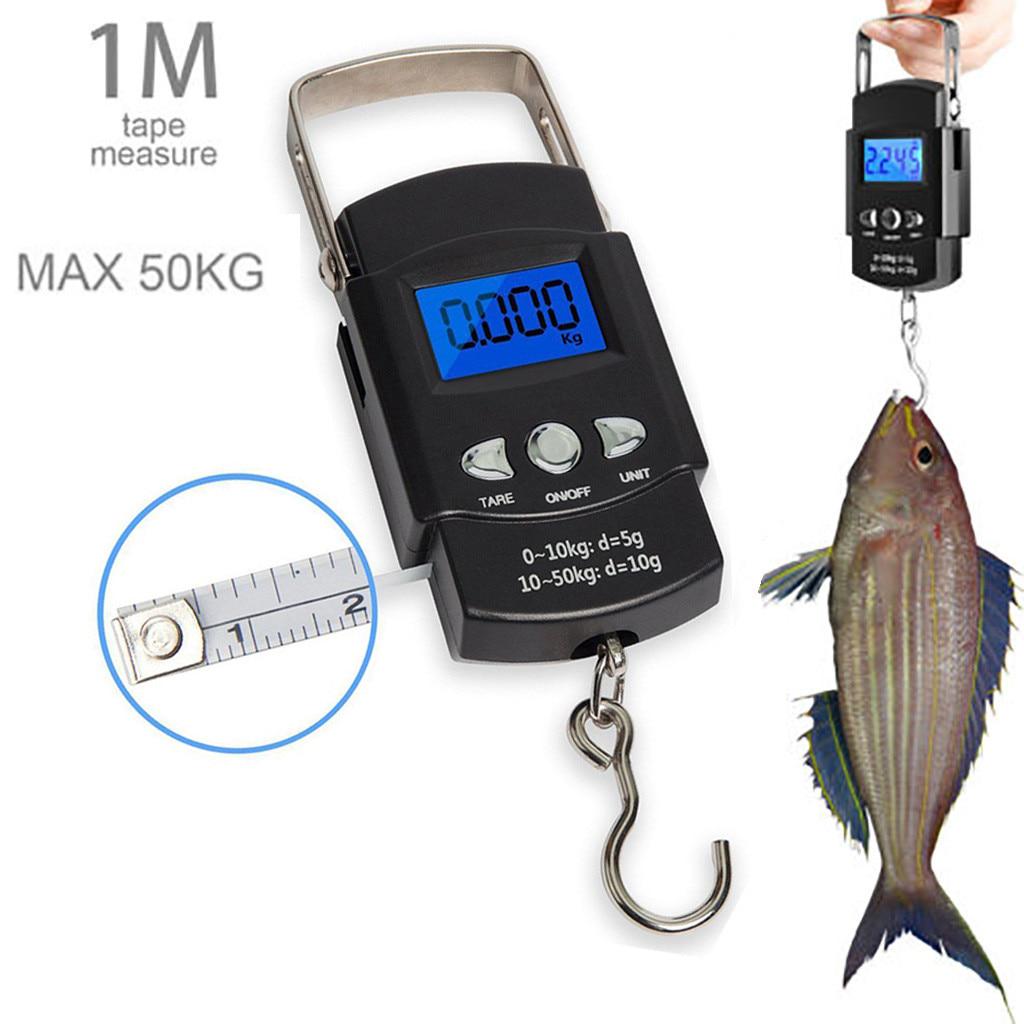 Digital Scales Luggage Scale Load 50kg-10g LCD Mini Protable Pocket Fishing Scale Electronic Hanging
