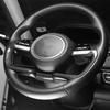 Car Interior Accessories ABS Material Steering Wheel Decorative Frame for Hyundai Tucson NX4 / Hyundai Elantra CN7 LHD/RHD
