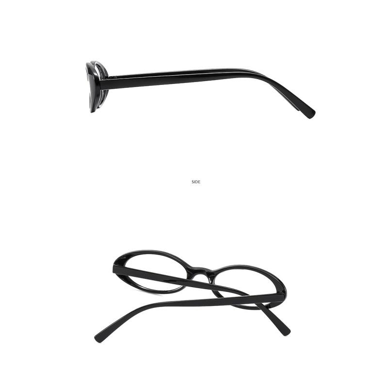 Ladies Glasses, Retro Small Frame Flat Glasses.