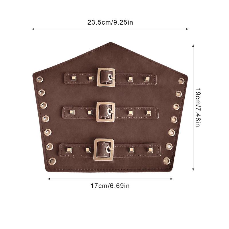 Панк хип-хоп косплей кожаная броня рука викинг браслеты пиратский рыцарь перчатка наруч наручи аксессуары