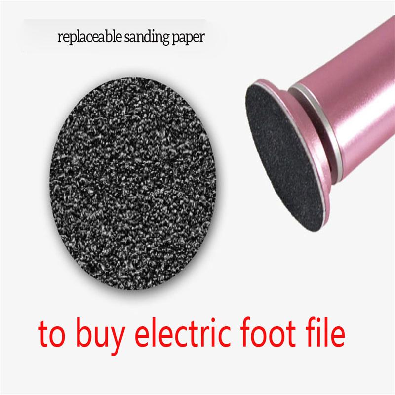 60 шт., сменный диск наждачной бумаги, аксессуары для электрического инструмента для удаления мозолей на ногах, пилка для ног для педикюра