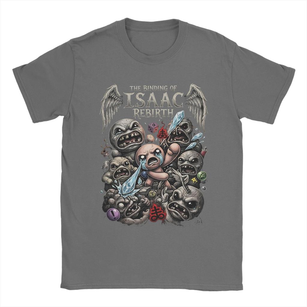 The Binding of Isaac Pixel Cotton T Shirt For Unisex Summer  Vintage T Shirts Crewneck Hippie Tees Big Size Hot Sale Clothing
