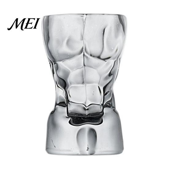 Liquor Shot Glass Body Glasses for Party, Funny Human Torso Mini Cup, Shaped Creative Novelty Drinking Bar, Unique Gift Adults