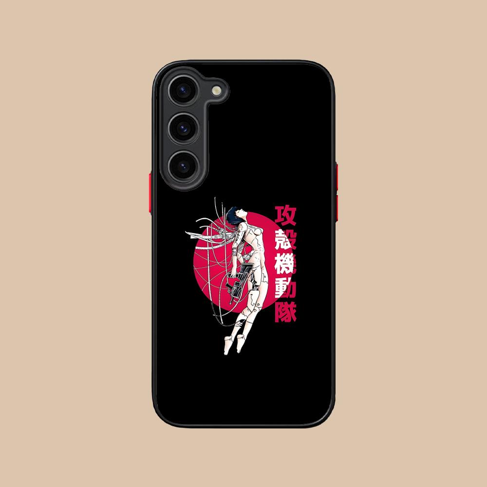 Ghost Shell Mobile Cell Phone Case for Samsung Galaxy S25 S24 S23 S22 S21 Plus FE Ultra Colour Silicone Protective Pretty Cover
