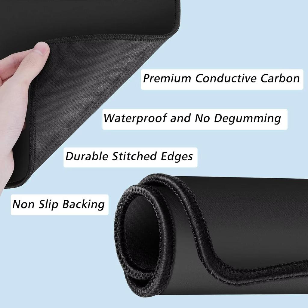 Комплект заземляющего коврика, коврик для стола, заземляющий коврик для ног, коврик для компьютерной мыши может улучшить сон, поддерживать равновесие тела, кровообращение