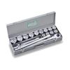 Socket Wrench Set 200 Drive Silver Inch Contents 17 Items 19.0mm (3/4")