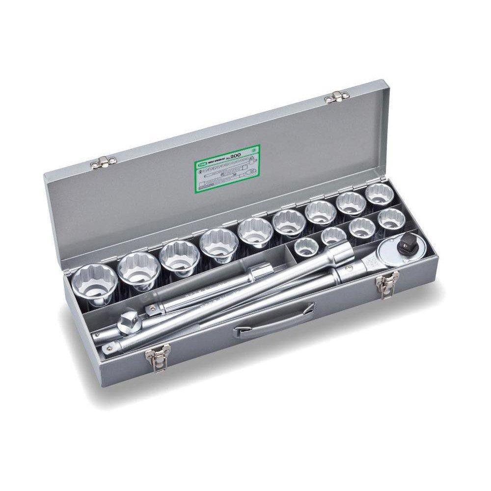 TONE Socket Wrench Set 200 Drive Silver Inch Contents 17 Items 19.0mm (3/4")