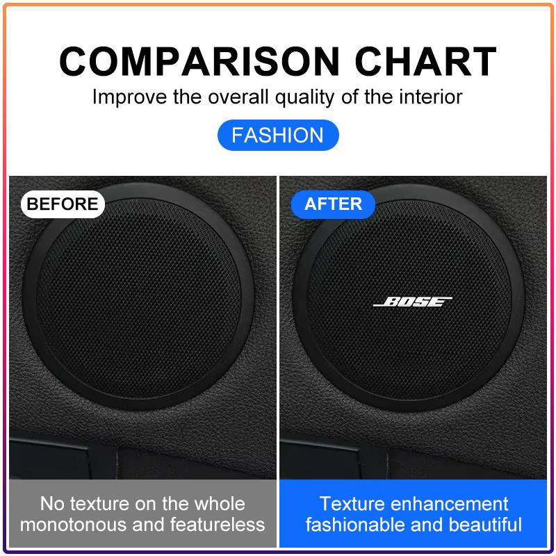 Bose Значок с логотипом-буквой алюминиевый 3D наклейки для автомобильной аудиосистемы Для bmw Dacia Alfa Romeo Lada Skoda Hyundai Infiniti Volvo Jaguar
