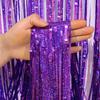 1x2m Laser Rain Tinsel Garland Door Curtain for Weddings, Christmas, Birthdays, and Party Backdrops