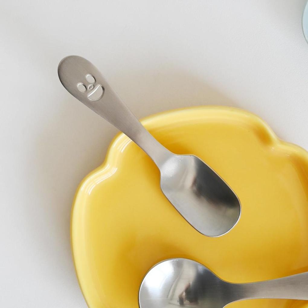 All-Stainless Steel Mini Cutlery Baby Food Ice Spoon