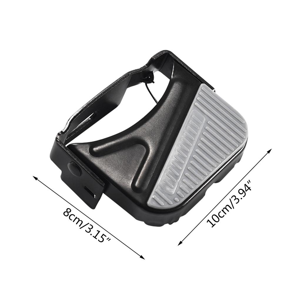 2 Pieces Anti-Slip Pegs Rear Feet Pedals, Universal Folding Bike Foot Plates Pedals Bicycles Footrests for Mountain Bike