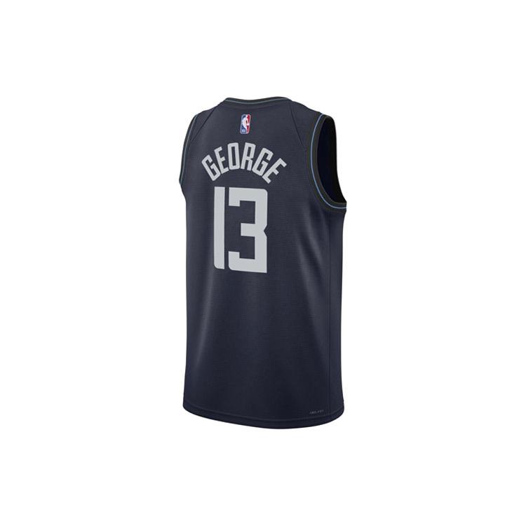 Nike Баскетбольная форма LA Clippers Мужская Черно-серая DX8505-419
