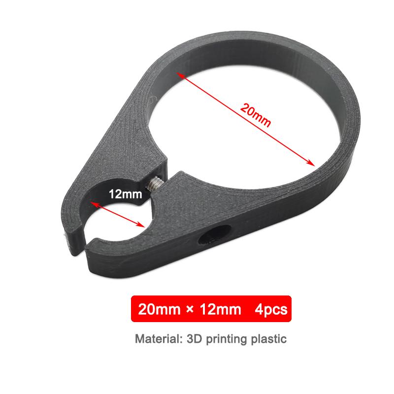 Plant Protection Drone Plastic Water Pipe Clamp 20/25/30/35/40/50mm Carbon Fiber Tube Fixing Water Pipe Fittings